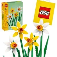 LEGO KWIATY 40747 Wiosenne Żonkile + Torba LEGO - Prezent dla Niej KWIATKI