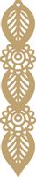 A6 Zawieszka dekor ozdoba ażurowa beżowa 17x90 cm