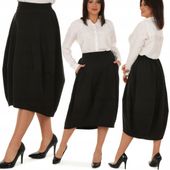 Moda Fresca F621 asymetryczna SPÓDNICA bombka Uni