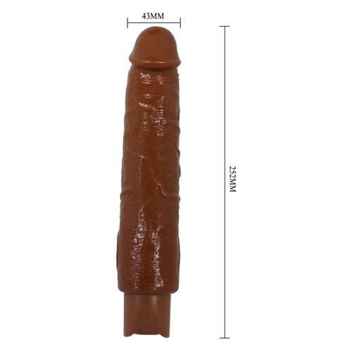 pretty love soren realistic vibrating dildo (brown edition) na Arena.pl