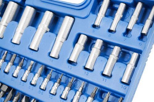 ZESTAW NARZĘDZI KLUCZY NASADOWYCH 108 KLUCZE NASADOWE 1/4" 1/2" BITY TORX na Arena.pl