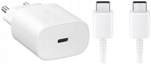 ŁADOWARKA SAMSUNG 25W FAST CHARGE + KABEL USB C TYP C ZESTAW na Arena.pl