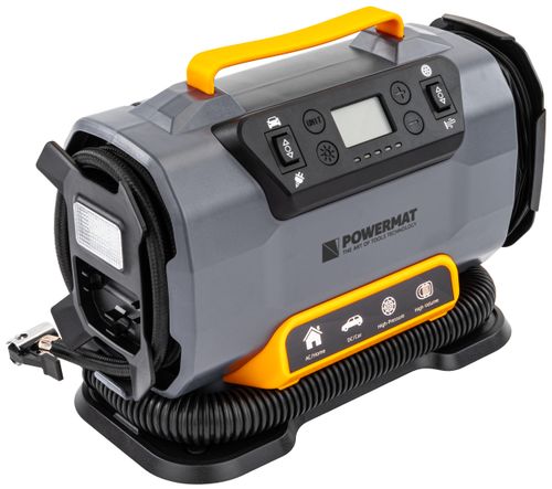 KOMPRESOR SAMOCHODOWY 12 V 230 V POMPKA 10 BAR DO OPON AUTA ROWERU MATERACY na Arena.pl