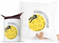 Zestaw Poduszka + Kubek Dla Szefa Szefowej Prezent Z Nadrukiem Ze Zdjęciem