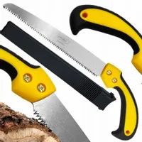 PIŁA RĘCZNA DO GAŁĘZI DREWNA PIŁKA OGRODOWA DO CIĘCIA OSTRAZ POKROWCEM