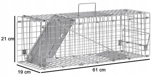 Pułapka łapka klatka na kuny łasice łaski szczury na Arena.pl