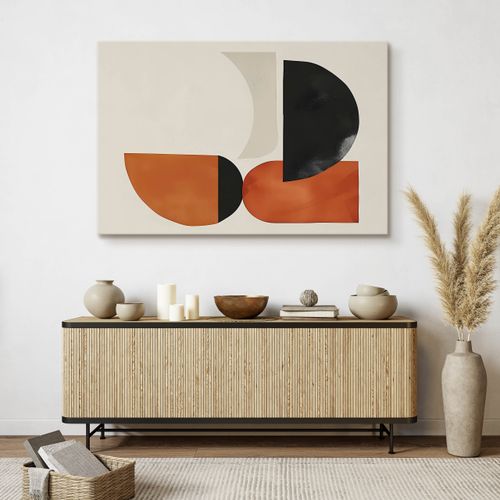 Obraz Ścienny Do Salonu Wzór Geometryczny Styl Boho Abstrakcja 40cm x 30cm na Arena.pl