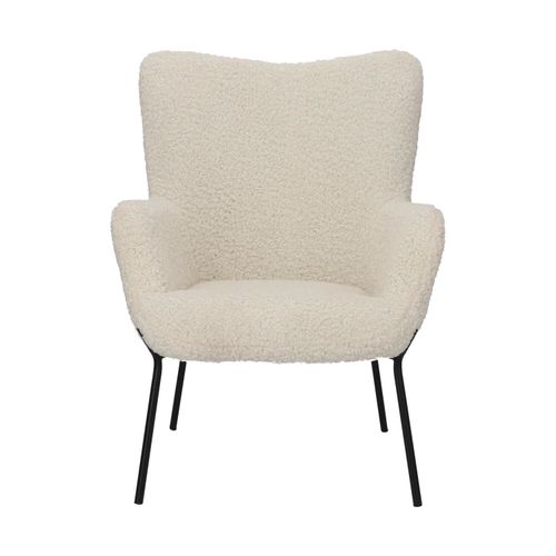 Fotel Glasgow biały glamour na Arena.pl