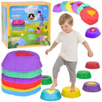 WOOPIE Kamienie Balansujące Świecące Sensoryczne Trening Równowagi 6 szt