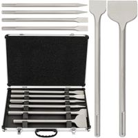 ZESTAW DŁUT SDS MAX 6 SZT. PŁASKIE DŁUTO DO BETONU  PM-ZD-6T