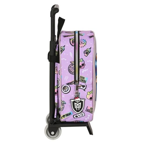 Torba szkolna z kółkami Monster High Best boos Liliowy 22 x 27 x 10 cm na Arena.pl