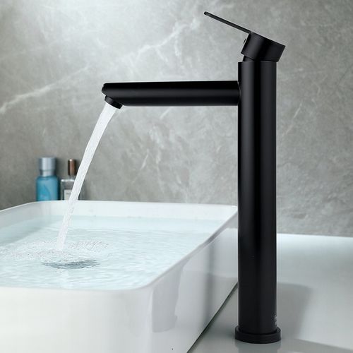 Bateria umywalkowa wysoka WEZER EKO11A-09-BLACK na Arena.pl