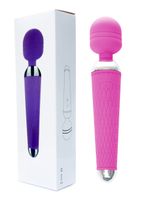 stymulator power massager wand usb purple 10 funkcji