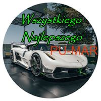 Opłatek na tort Urodziny 18 30 40 Bugatti Auto Samochód Logo Tekst Gratis