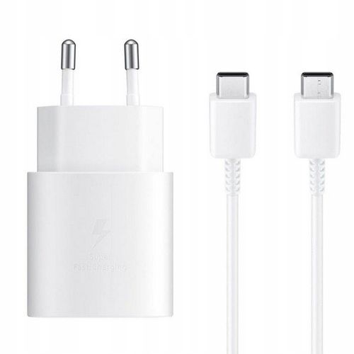 MEGA SZYBKA ŁADOWARKA SAMSUNG 25W TA800 + KABEL USB-C na USB-C ZESTAW PD na Arena.pl