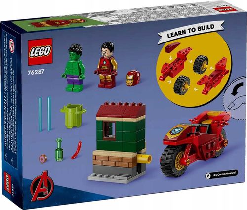 76287 - LEGO Super Heroes - Iron Man z motocyklem i Hulk na Arena.pl