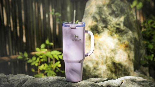 KUBEK TERMICZNY ZE SŁOMKĄ TERMOS Z UCHWYTEM NA HERBATĘ KAWĘ SZCZELNY 1200ML na Arena.pl