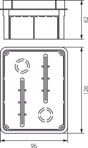 Puszka podtynkowa 96x126x62 pomarańczowa Pp/t4 11.4 na Arena.pl