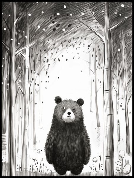 Plakat 75x100cm Ciekawski Miś zdjęcie 2