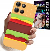 ETUI DO MOTOROLA MOTO G15 - CASE BURGER CHEESEBURGER OBUDOWA PREZENT