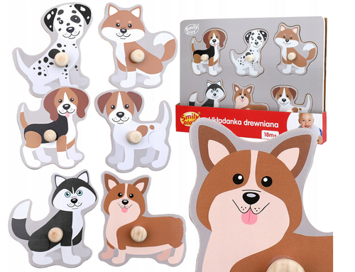 Ukladanka Psy SmilyPlay SPW83806 38065 na Arena.pl