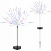 2x LAMPA SOLARNA OGRODOWA DMUCHAWIEC LED DRZEWKO SOLARNE FAJERWERKI
