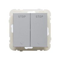 Efapel Logus90 łącznik żaluzjowy zwierny z elektryczną blokadą aluminium 90281 KWAL