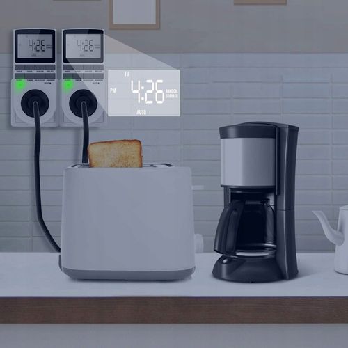 Programator Czasowy Timer Włącznik Wyłącznik Cyfrowy Wyświetlacz LCD Zegar na Arena.pl