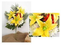 bukiet mieszany lilia,gerbera ,wys.58cm główka 11-19cm