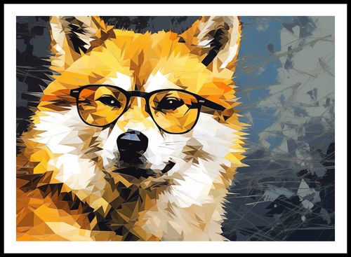 Plakat 84x59,5cm Intelektualny Psiak na Arena.pl