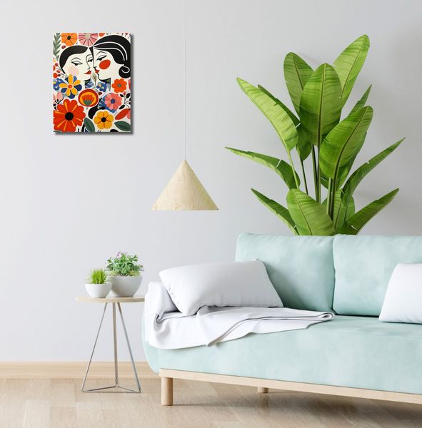 Obraz 30x40cm Kwiatowy Romans zdjęcie 2