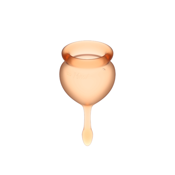 Satisfyer Feel Good Menstrual Cup Set Orange zdjęcie 2