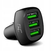 Green Cell Mocna Ładowarka Samochodowa 3x USB 54W Szybkie ładowanie QC 3.0