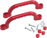 Rączki plastikowe, Uchwyty na plac zabaw - czerwone