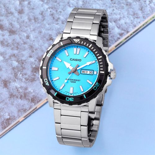 Zegarek Męski Casio  MTD-125D-2A3 + BOX WR100 na Arena.pl