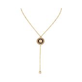 naszyjnik z monetką by klaudia nieścior (c25/kn/03/2au)