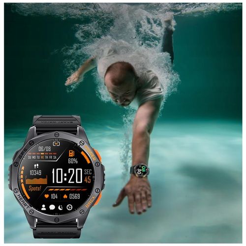 SMARTWATCH MĘSKI Z GPS K67 PL-MENU WODOODPORNY SMSY ROZMOWY SMART WATCH na Arena.pl