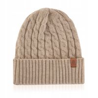 Betlewski Czapka damska ze wzorem z akrylu komfortowa ciepła lekka wygodna