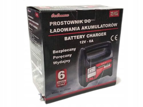 GRATISY# PROSTOWNIK ŁADOWARKA DO AKUMULATORA 12V 6A na Arena.pl