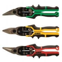 DeWALT Zestaw nożyc do blachy typu ergo, lewe prawe proste DWHT14676-0