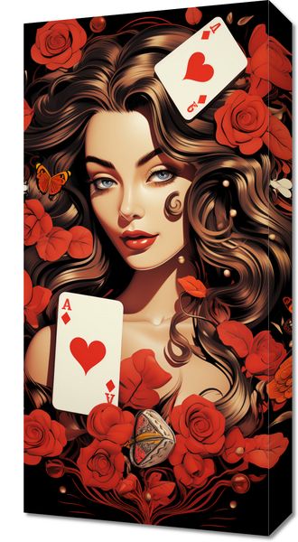 Obraz 30x60cm Różany Hazard zdjęcie 1