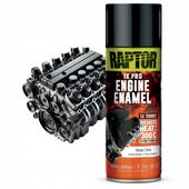RAPTOR U-POL LAKIER SPRAY ŻAROODPORNY DO SILNIKÓW BEZBARWNY POŁYSK 300°C