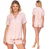 Moraj Krótka Bardzo Delikatna Rozpinana Piżama Damska, Wiskoza 5300-009 L