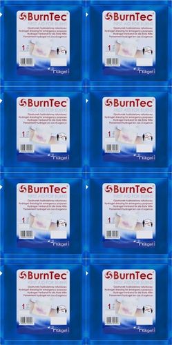 BurnTec Hydrożelowy opatrunek ratunkowy 10X10cm x8 na Arena.pl