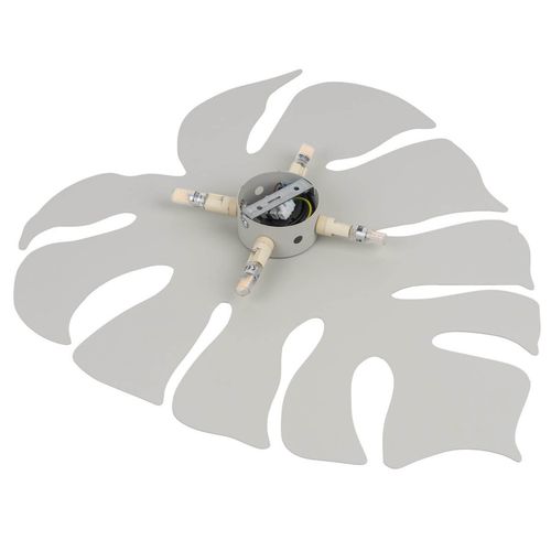 Lampa naścienna do sypialni Monstera 6436 listek metalowa biała na Arena.pl