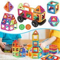 ZESTAW MAGNETYCZNYCH KOSTEK MAGNETYCZNYCH, MAGNETYCZNA GRA KONSTRUKCYJNA