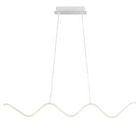 Lampa wisząca ZIGZAG LED biała 90 cm