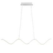 Lampa wisząca ZIGZAG LED biała 90 cm