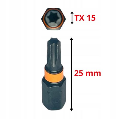 bit udarowy torx t15x25mm box 10szt na Arena.pl