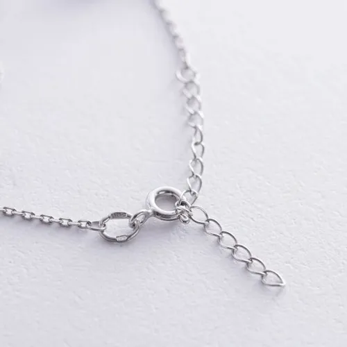 BRANSOLETKA Srebrna Damska SREBRO pr.925 Koniczyna Onyks Perłowa Koniczynka na Arena.pl